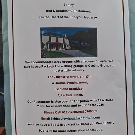 Bridge View House And Restaurant Bed and breakfast Kilcrohane